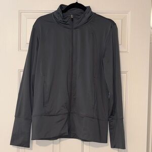 Gray Full-Zip Jacket